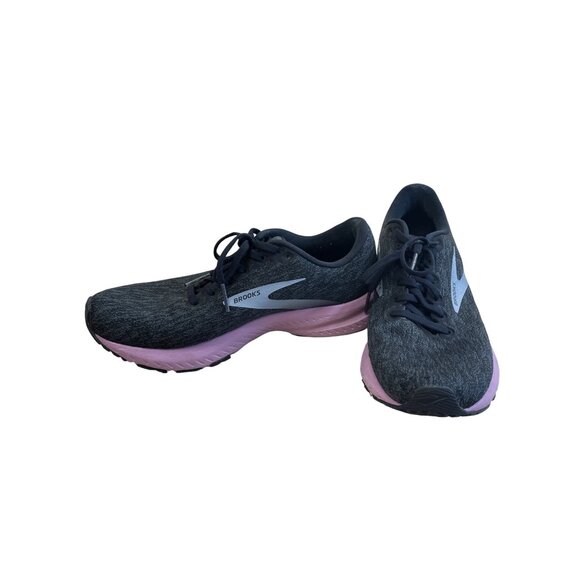 Brooks Launch 7 Womens black ebony running Shoes Sneakers size 8 SKU 8542 - Picture 2 of 13